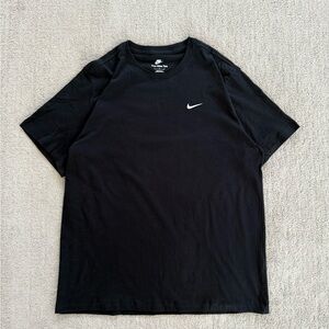 Nike Mini Swoosh Black T Shirt - “The Nike Tee” - Men’s Large Athletic Tee